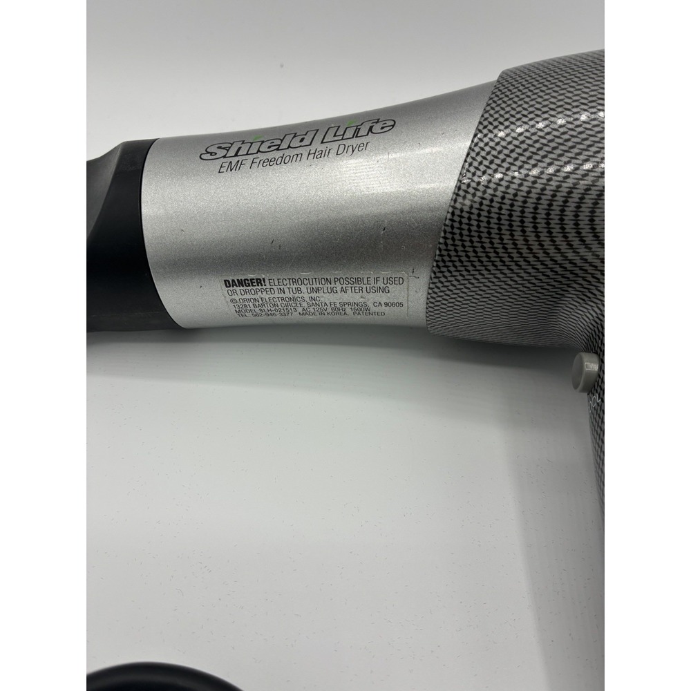 Shield Life EMF Freedom Hair Dryer Ionic Low EMF Professional Tested - Picture 2 of 6